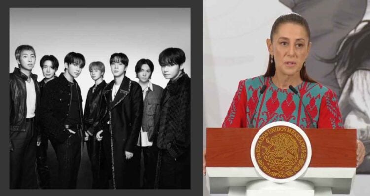 BTS visitará el Palacio Nacional y se reunirá con Claudia Sheinbaum