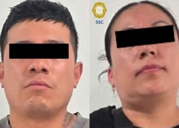 Cae pareja tras presuntamente extorsionar a un adulto mayor en Azcapotzalco, Ciudad de México