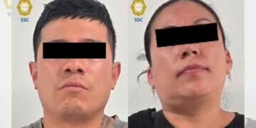 Cae pareja tras presuntamente extorsionar a un adulto mayor en Azcapotzalco, Ciudad de México