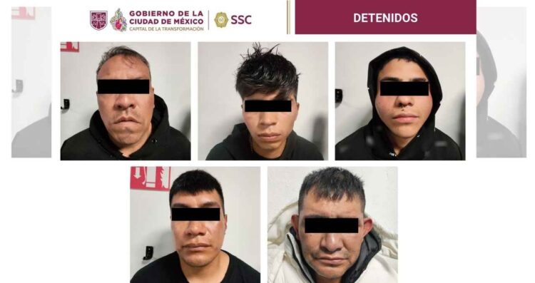 Caen cinco hombres por robo de un reloj de alta gama en la alcaldía Álvaro Obregón, CDMX