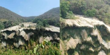Cascada de Tamul, en la región Huasteca, se queda sin agua: imágenes causan preocupación