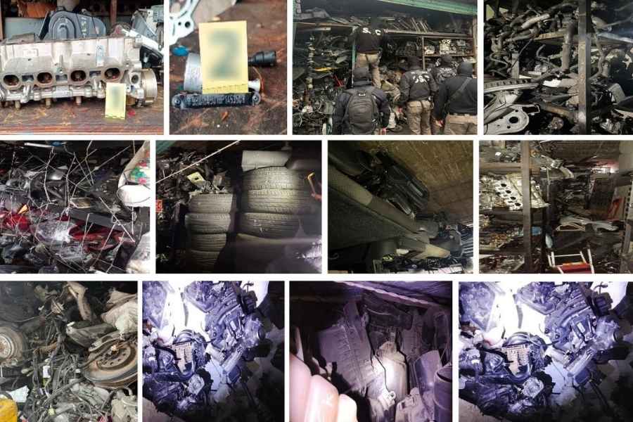 Cateos deja 11 toneladas de autopartes robadas aseguradas en Iztapalapa, CDMX
