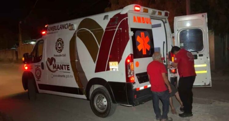 Dos hombres lesiones choque El Mante