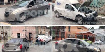Choque por omisión de alto deja una mujer lesionada en Ciudad Victoria, Tamaulipas
