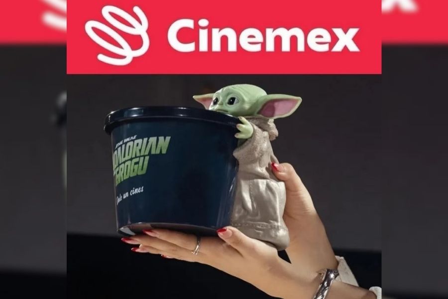 Cinemex palomera de Grogu