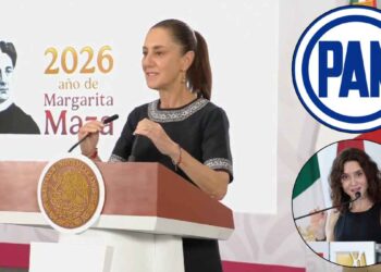 Claudia Sheinbaum critica al PAN por respaldar a Isabel Díaz Ayuso
