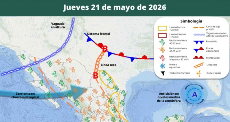 Clima en México: ¿Cómo y en dónde afectará la primera onda tropical, según el SMN?