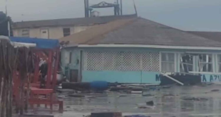 Colapso de negocio heridos en Matamoros