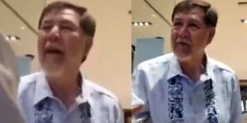 Con gritos de “narco” y “ratero”, comensales interceptan a Noroña en lujoso restaurante; Video