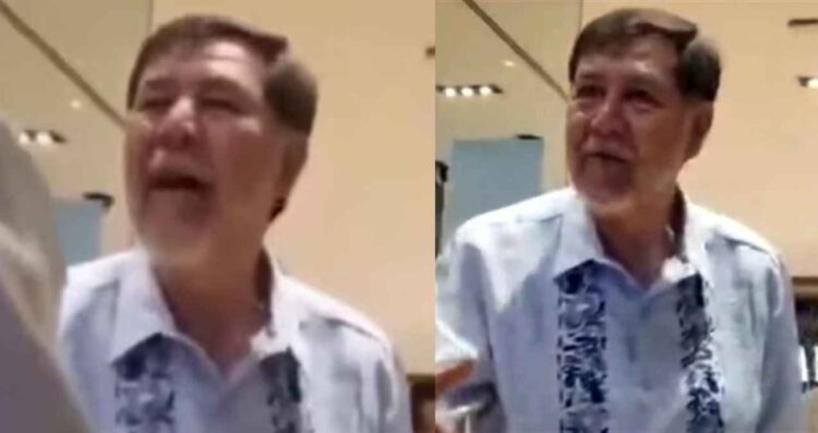 Con gritos de “narco” y “ratero”, comensales interceptan a Noroña en lujoso restaurante; Video
