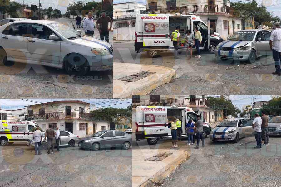 Conductor omite alto y lesiona a mujer embarazada en Ciudad Victoria, Tamaulipas