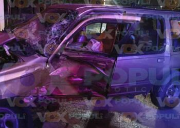 Conductor queda inconsciente tras choque en Monte Alto de Altamira, Tamaulipas