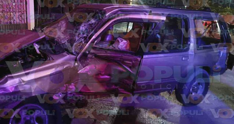 Conductor queda inconsciente tras choque en Monte Alto de Altamira, Tamaulipas