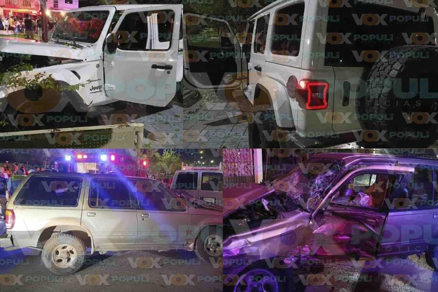 Conductor queda inconsciente tras choque en Monte Alto de Altamira, Tamaulipas
