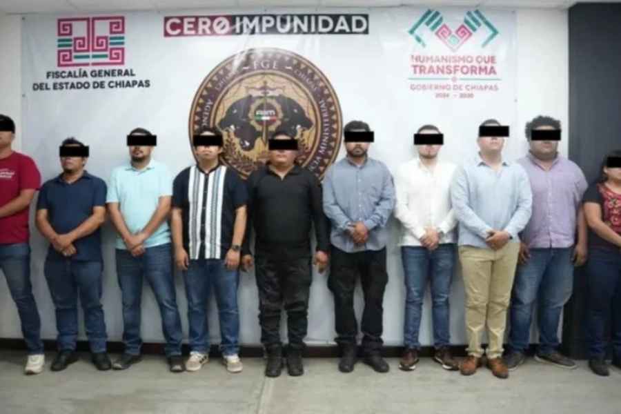 Detienen a diez servidores públicos por presunta tortura en Tuxtla Gutiérrez, Chiapas