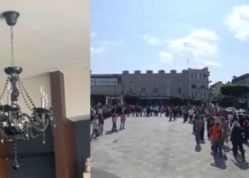 Difunden videos de cómo se vivió el sismo en Oaxaca y CDMX