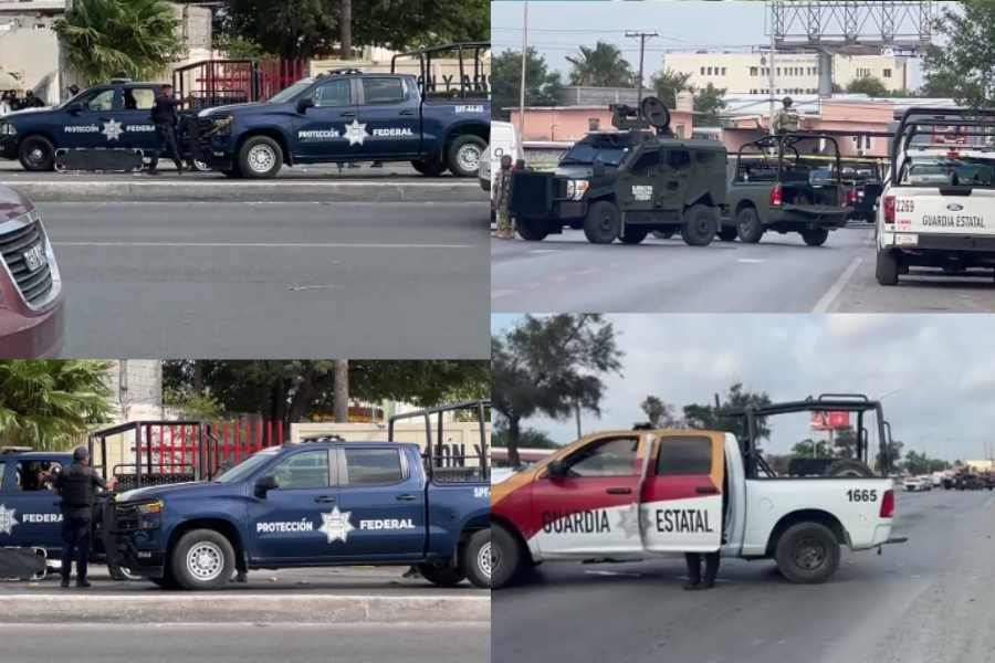 Dos lesionados y un federal sin vida tras reporte en Matamoros, Tamaulipas