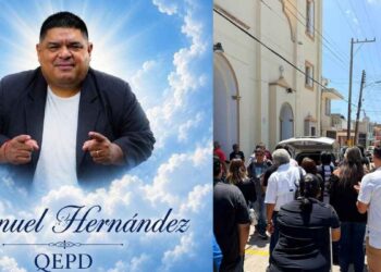 Entre muestras de cariño, dan último adiós al periodista “Manny” Hernández en Cd. Madero, Tamaulipas