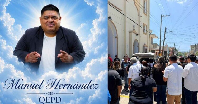 Entre muestras de cariño, dan último adiós al periodista “Manny” Hernández en Cd. Madero, Tamaulipas