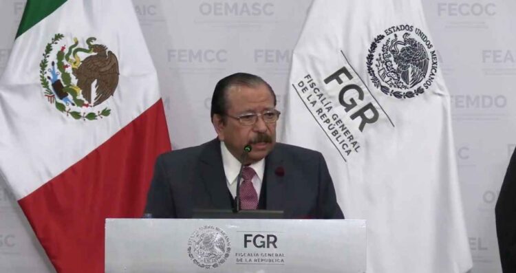 FGR realiza conferencia para informar sobre investigación de la Fiscalía de Nueva York a funcionarios de Sinaloa