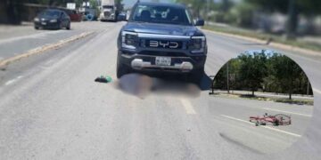 Fallece adulto mayor en carretera Santa Rosa en Apodaca, Nuevo León, tras ser arrollado