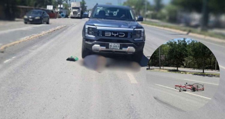 Fallece adulto mayor en carretera Santa Rosa en Apodaca, Nuevo León, tras ser arrollado