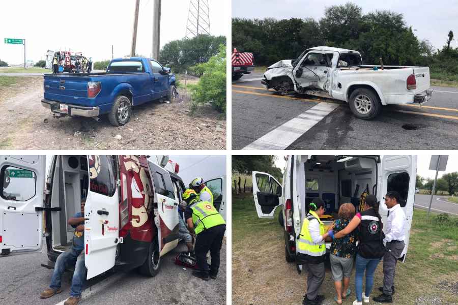 Fatal encontronazo en la Victoria a Matamoros (2)