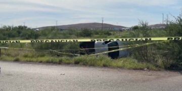 conductor sin vida volcadura Nuevo Laredo