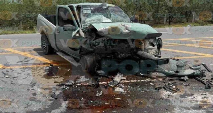 Fuerte accidente frontal deja lesionados en Reynosa, Tamaulipas