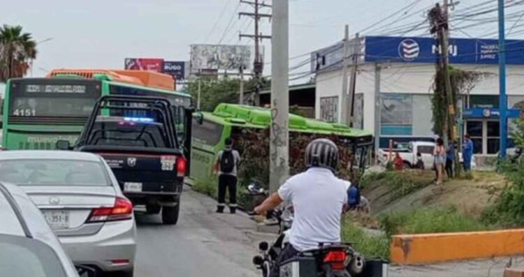 choque camiones urbanos Juárez