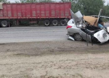 Fuerte choque en la Reynosa a San Fernando