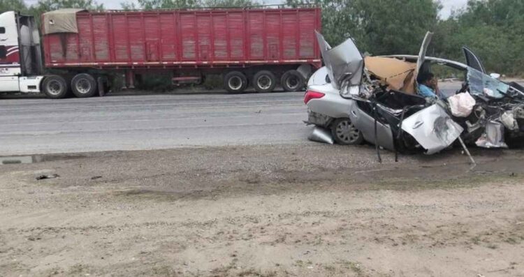 Fuerte choque en la Reynosa a San Fernando