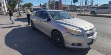 percance unidad automóvil Nuevo Laredo