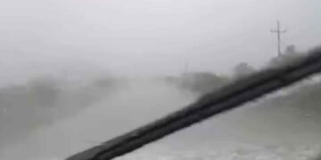 Fuerte lluvia en La Soledad