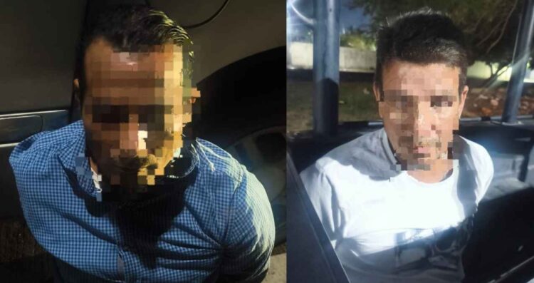 Guardia Estatal detiene a dos hombres por presunto robo a comercio en Tampico, Tamaulipas