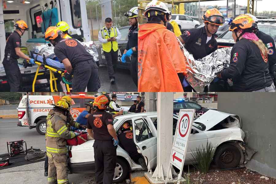 Identifican a pareja que murió tras fuerte accidente en la Carretera Nacional en Monterrey, NL