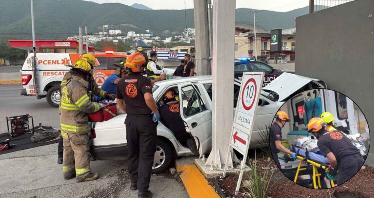 Identifican a pareja que murió tras fuerte accidente en la Carretera Nacional en Monterrey, NL