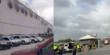 Incendio en Maquiladora en Matamoros