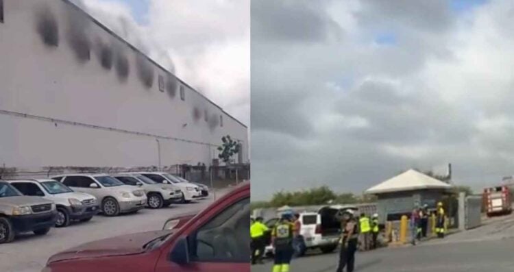 Incendio en Maquiladora en Matamoros