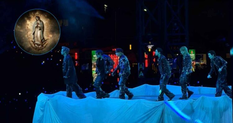 Integrantes de la banda BTS usan símbolos mexicanos durante su gira en CDMX