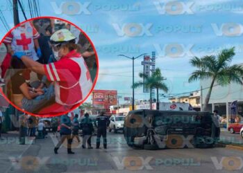 Jovencita lesionada choque en Tampico