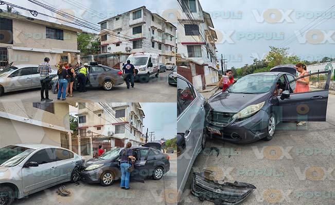 Jovencita se estrella contra un vehículo estacionado frente al Cbta 12 en Ciudad Madero, Tamaulipas