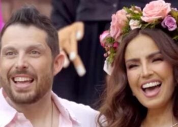 Karla Díaz inicia su boda religiosa en San Miguel de Allende
