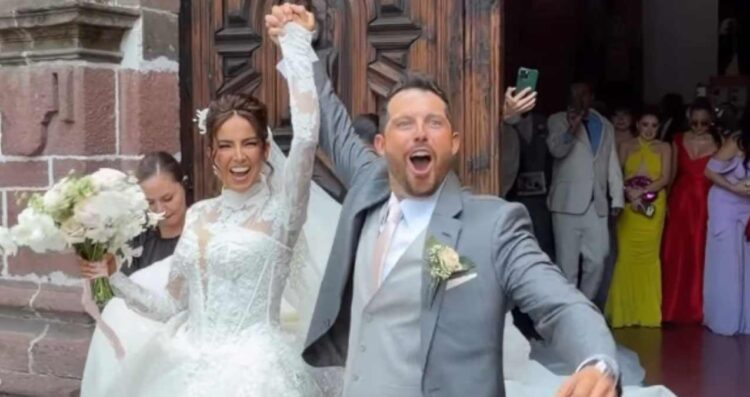 Karla Díaz y Daniel Dayz celebran su boda religiosa en San Miguel de Allende