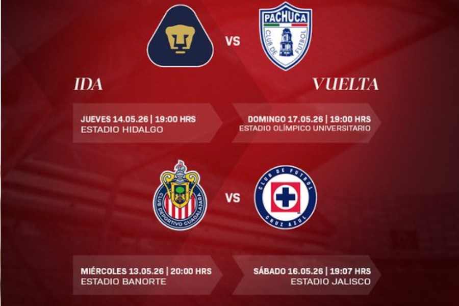 Liga MX confirma fechas y horarios de las Semifinales del Clausura 2026