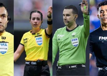arbitros vuelta Cuartos