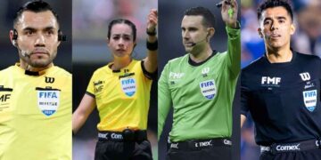 arbitros vuelta Cuartos