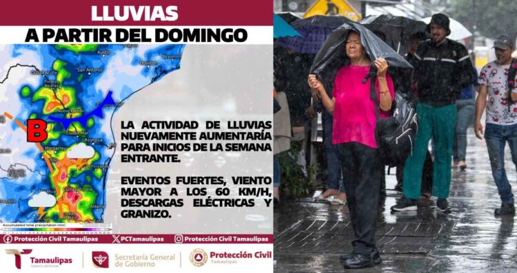 Lluvias con granizo podrían intensificarse en Tamaulipas: ¿A partir de cuándo?