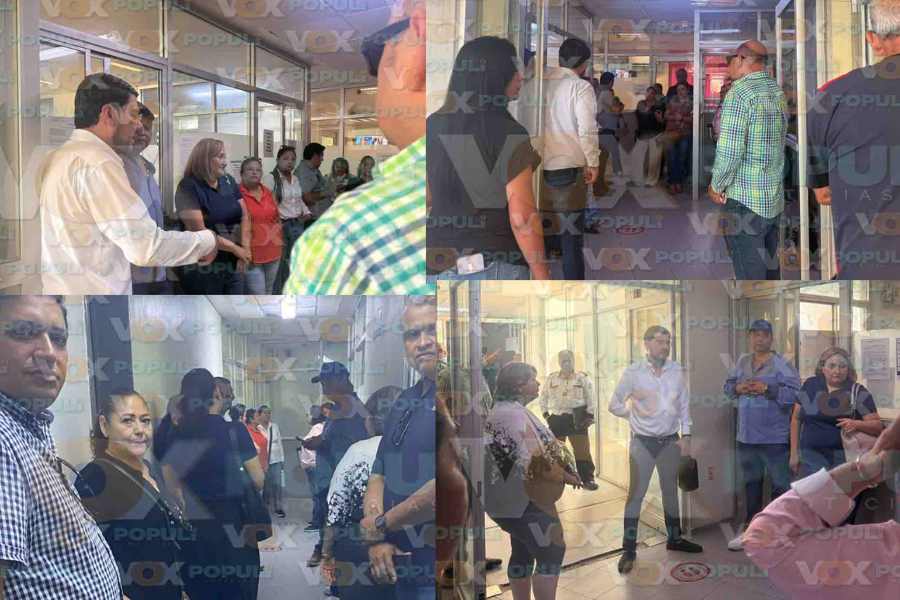 Maestros protestan por fallas médicas en ISSSTE en Reynosa, Tamaulipas
