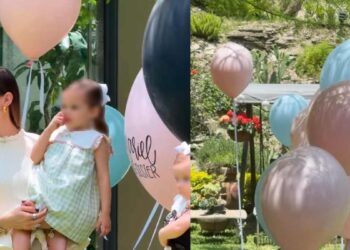 Mariana Rodríguez y Samuel García celebran revelación de género de su tercer bebé